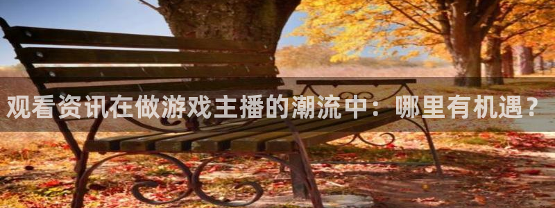 赢咖娱乐4主管：观看资讯在做游戏主播的潮流中：哪里有机遇？